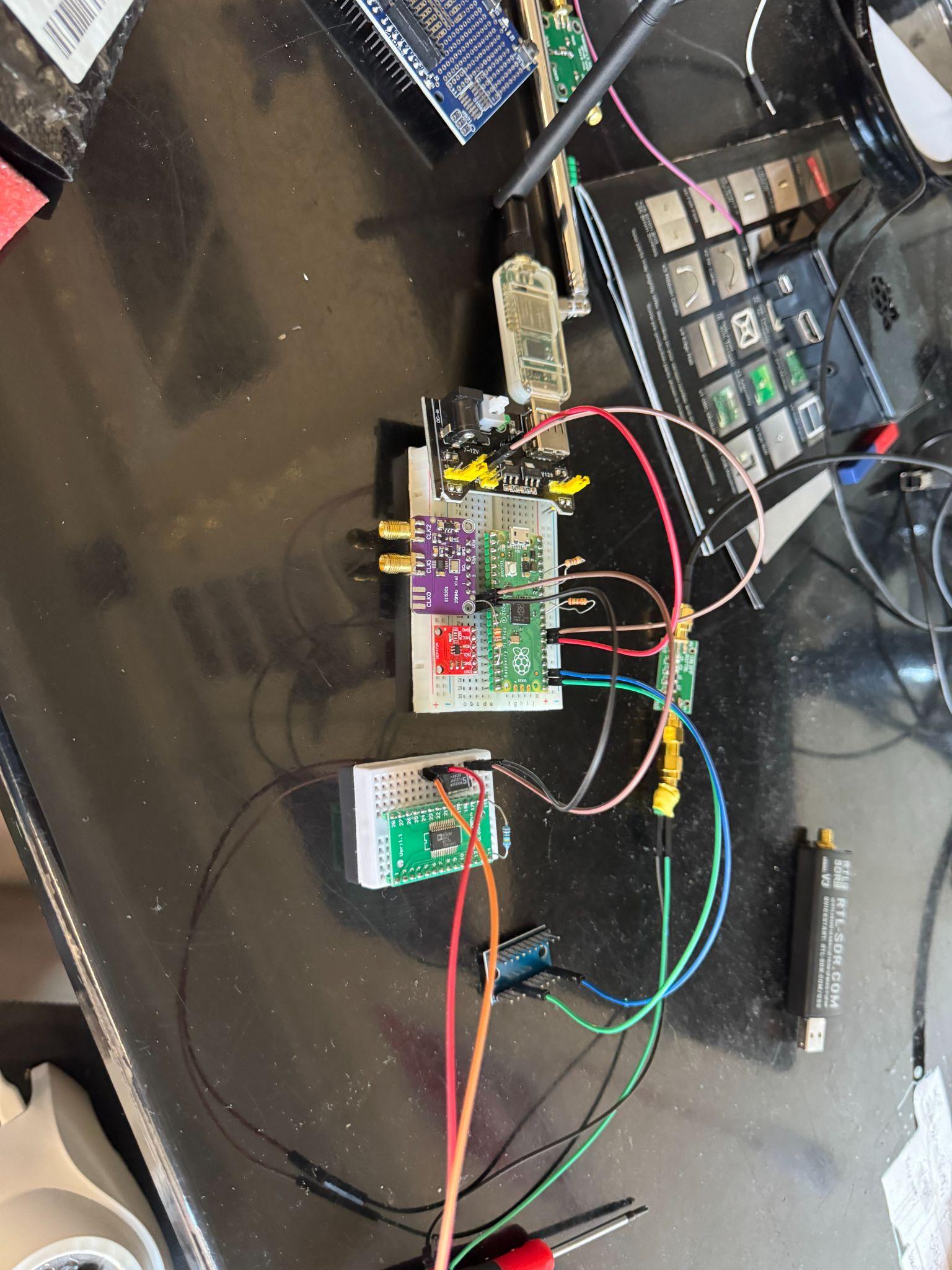 Software-defined radio transceiver prototype